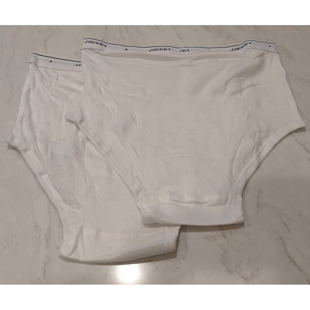 Men's Lot of 2 JOCKEY Vintage NEW Classic Y-Front 100% Cotton Brief Size 38 - Picture 4 of 4
